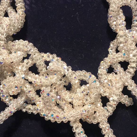 Rare Authentic Swarovski Aurora Champagne Collar Large. - Picture 12 of 15